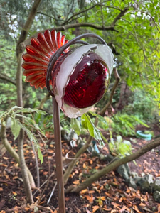 #42  Handcrafted Glass Garden Flower