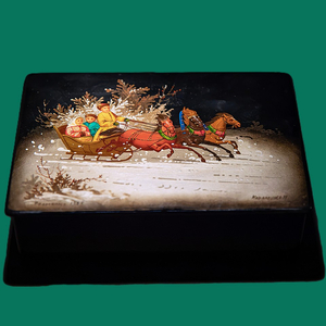 040c) Russian Lacquer Boxes #3