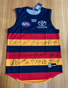 Adelaide Crows Signed Gurnsey