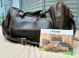 Polare 23" Full Grain Cowhide Leather Gym Duffle