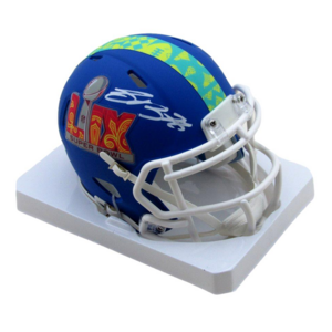 Saquon Barkley Autographed Super Bowl Mini Helmet