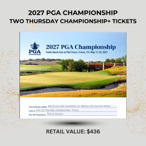 2027 PGA CHAMPIONSHIP THU & FRI TICKETS