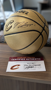 Cleveland Cavs Autographed Max Strus Basketball