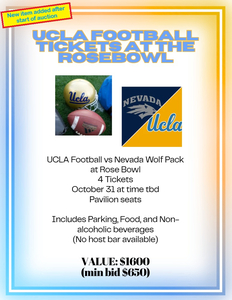 UCLA Football Tickets at the Rose Bowl