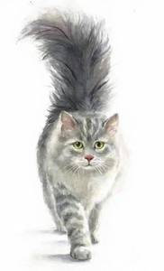 044-Purrowling Kitty Tshirt (L)
