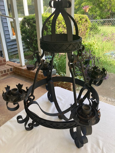 Wrought Iron Chandelier