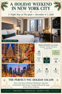 Luxury NYC Holiday Getaway