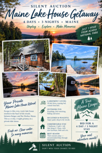 Maine Lake House Escape — 4 Days / 3 Nights