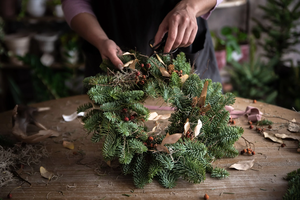 Holiday Wreath Building - Patrick Neustatter
