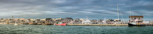 Art: Nantucket Town Pier - Infrared Panorama