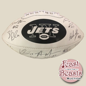 New York Jets Laser Facsimile Team Signed Football