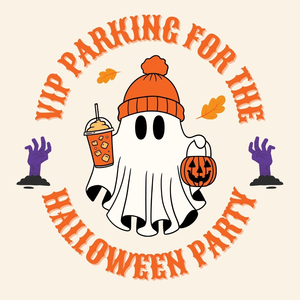 VIP Parking for the Halloween Party and Parade!