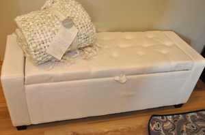 Ottoman & Throw