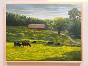 Cows at Sunset by Jack Pombriant