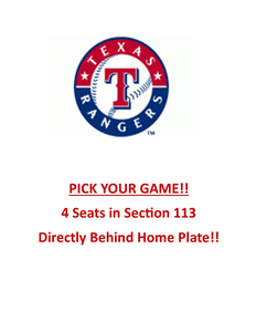 Texas Rangers Tickets 2027/2028 Season