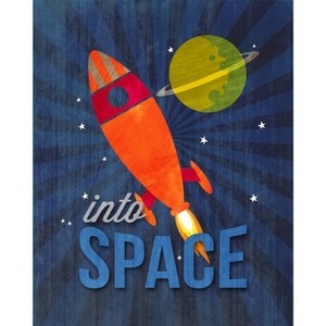 Into Space - Wall Canvas - 16x20