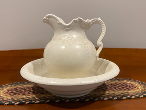 Ceramic Pitcher and Wash Basin