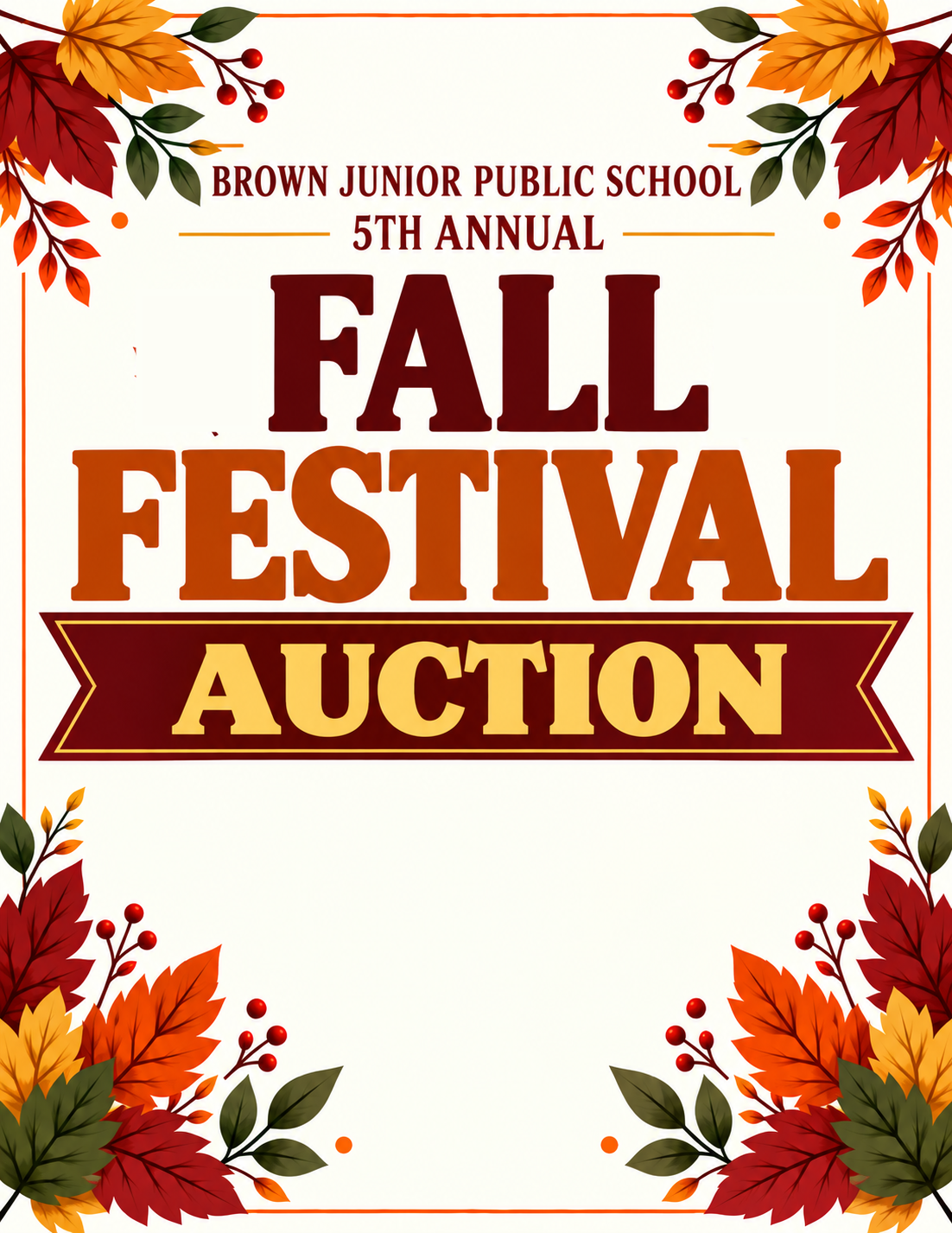 Brown JPS 5th Annual Fall Festival 2026 | Free Online Silent Auction ...