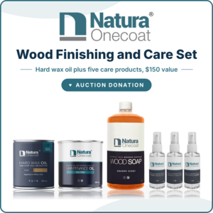 Natura Onecoat Wood Finishing and Care Set Lot #1