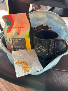 Smitten Tray & Coaster Basket