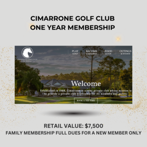 Cimarrone Golf Club One Year Family Membership