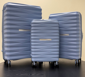 Samsonite 3pc Set Car. Blue
