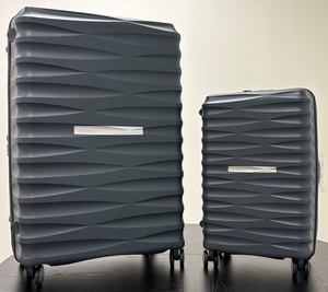 Samsonite 2pc Set Gunmetal Blue