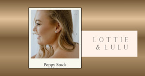 Lottie & Lulu Poppy Studs