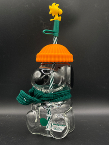 Starbucks Snoopy Glass Cold Cup