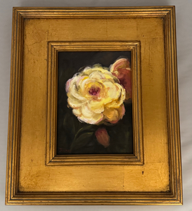 "Yellow Rose" Oil Painting