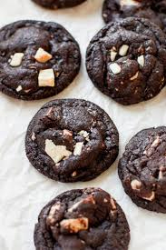 Chocolate Cookies With White Chocolate Cookies