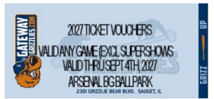 Gateway Grizzles Tickets (4-Pack)