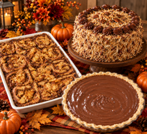 Dessert of Choice- Pick one of the three options