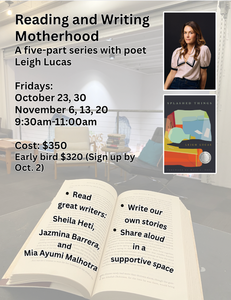 Reading and Writing Motherhood with Leigh Lucas