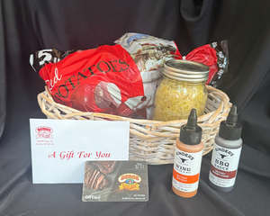 "Meat & Potatoes & Sauerkraut" basket