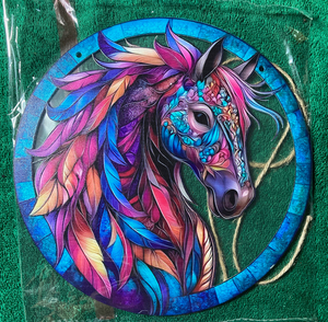 Wild & Free — Horse Suncatcher