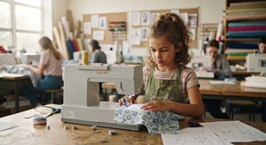 Sewing Lesson with Mrs. Lindeman