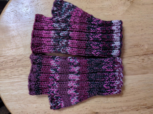 Mittens: Purple and Pink