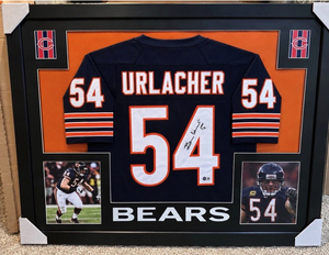 Brian Urlacher Framed signed Jersey