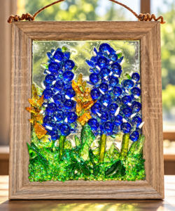 Texas Blues — One-of-a-Kind Handcrafted Glass Art