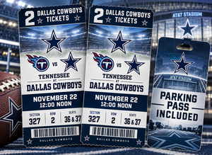 HOW ’BOUT THEM COWBOYS! - 2 Dallas Cowboys Tickets