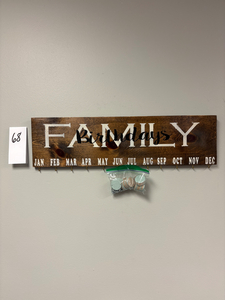 Family Birthday Sign