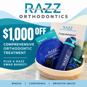 Razz Orthodontics – $1,000 Toward Braces