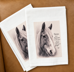 Love Leaves Hoofprints — Lady Kitchen Towel Set