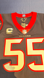 100 Jerry Hughes (#55) - Houston Texas Jersey