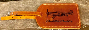 CCII & the Pi Symbol Genuine Leather Luggage Tag