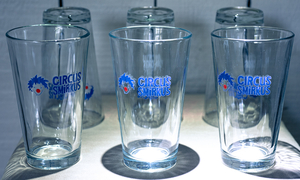 Smirkus Logo Drinking Glasses