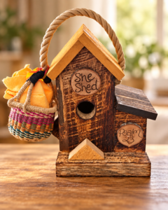 Rustic She Shed Hanging Décor