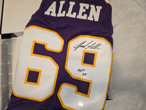 Signed Jared Allen Minnesota Vikings Jersey
