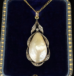 Antique Victorian Pearl Pendant